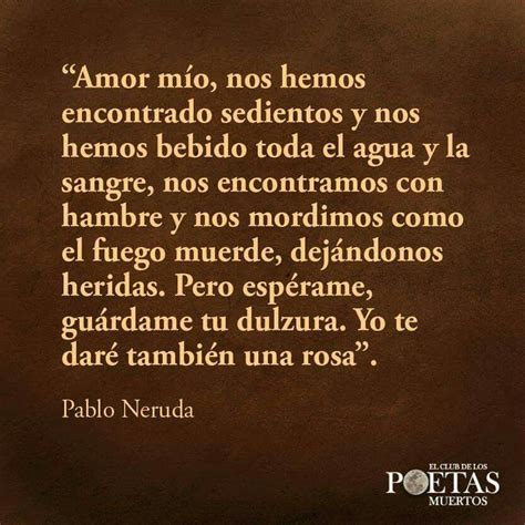 Esperame Mi Amor Ya Llego Pablo Neruda Words Feelings