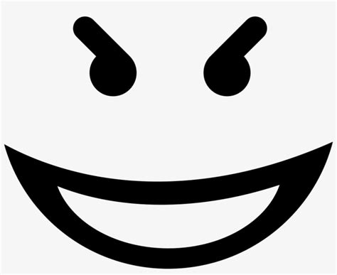 Evil Smile Square Emoticon Face Comments Evil Smile Png 980x754 Png
