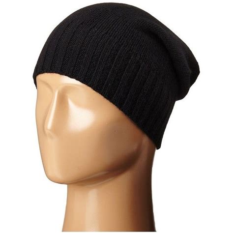 Hat Attack Cashmere Slouchy Black 1 Beanies Black Beanie Wool