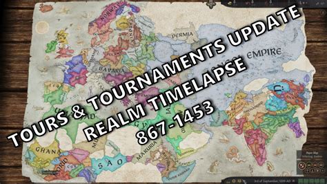 Ck3 Realm Timelapse 867 1453 Tours And Tournaments Dlc Update Default