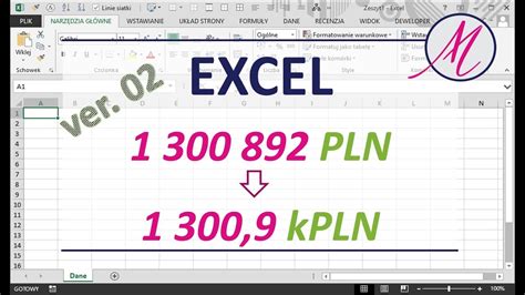 Excel Wyświetlanie wartości w tysiącach mało znane użycie wklej specjalnie YouTube