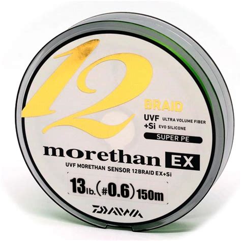 Шнур Daiwa UVF Morethan Sensor 12 Braid EX SI 0 6 150 фото отзывы