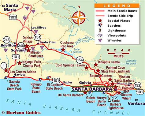 Santa Barbara Coast Scenic Drives Explore California California