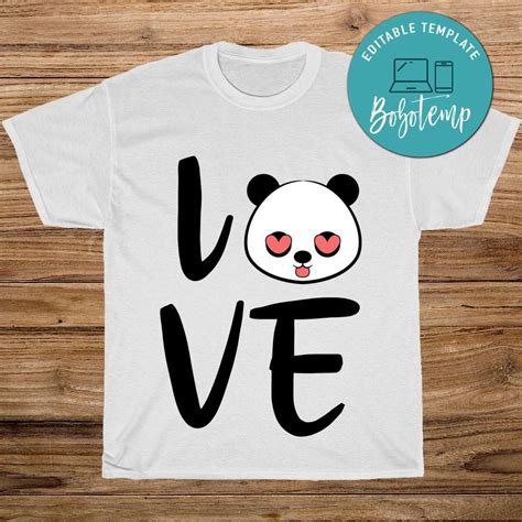 i love pandas panda lover shirt bobotemp