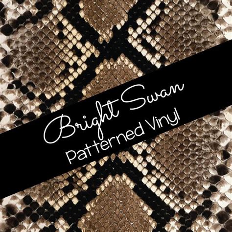 Patterned Vinyl And Htv Animal Prints 08 Bright Swan