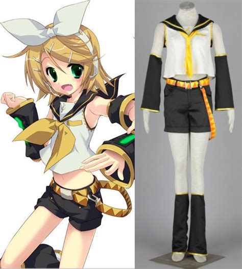Vocaloid Kagamine Rin Cosplay Costume Halloween In Game Costumes From Novelty And Special Use On