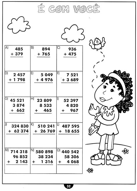 Atividade De Matemática Para O Quinto Ano Learnbraz