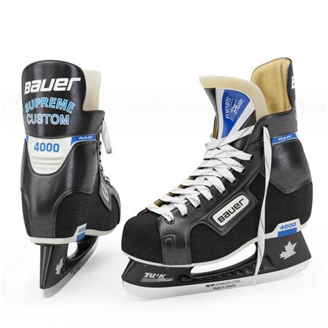 Bauer Supreme Custom 4000 Tuuk Ice Hockey Skates 3d Model For Vray