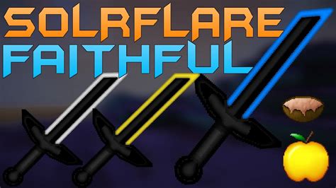 Solrflare Faithful Minecraft Pvp Texture Pack Minecraft