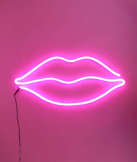 Bxxlght Neon Led Lips Sign Light Art Neon Lights Bedroom Neon Signs
