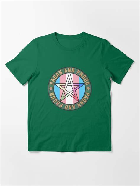 Pagan And Proud Trans Pride Stickers Etc T Shirt By Simoncardew