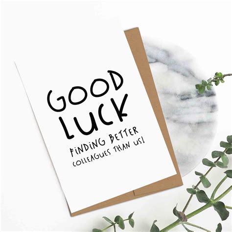 Funny New Job Card Congratulations Card Good Luck Card Funny Leaving