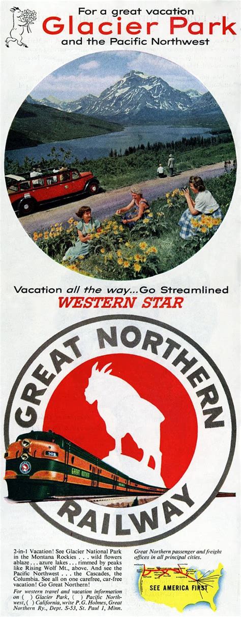 Transpress Nz Great Northern Railway Advert 1953