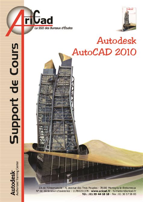 Support De Cours Autocad 2010 Télécharger Cours Informatique En Pdf