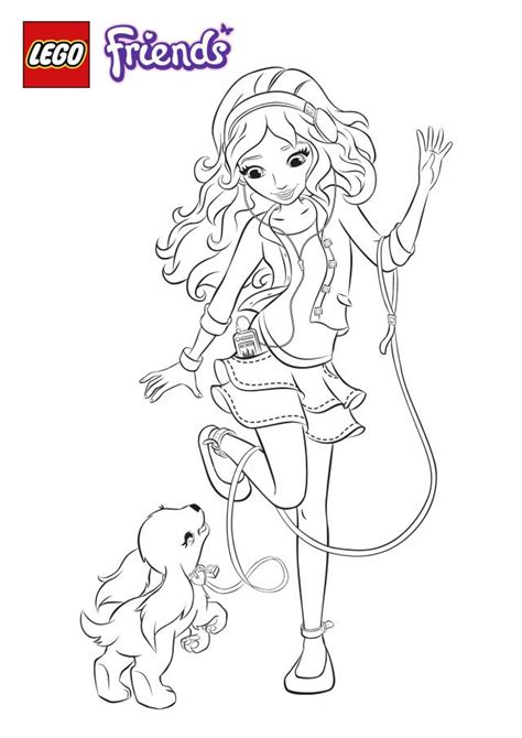 Coloriage lego friends gratuit  zagafrica.fr