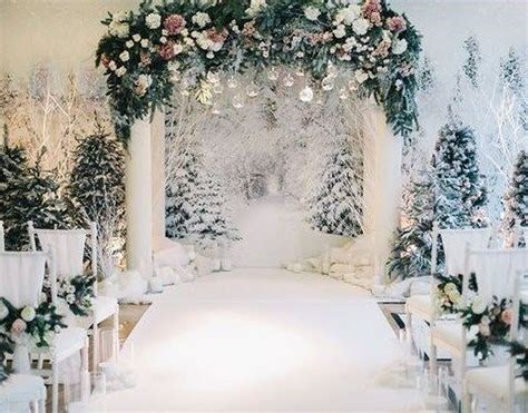 48 Lovely Winter Wedding Decoration With Images Winter Wonderland
