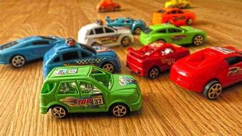 Various Plastic Toy Cars Activities Youtube