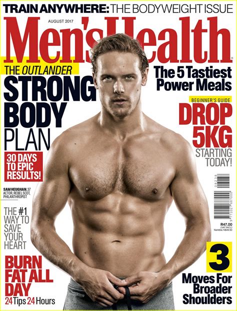 Sam Heughan Is Shirtless And Ripped For Mens Health South Africa
