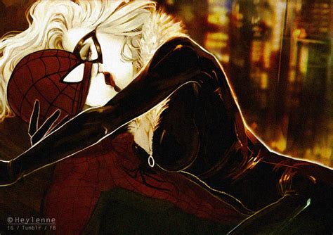 Spiderman X Black Cat By Heylenne On Deviantart