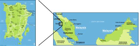 Malaysia, Penang Island Map | Download Scientific Diagram