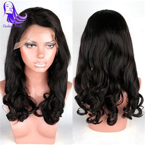 Glueless Full Lace Human Hair Wigs For Black Women 7a Brazilian Virgin Hair Lace Front Human