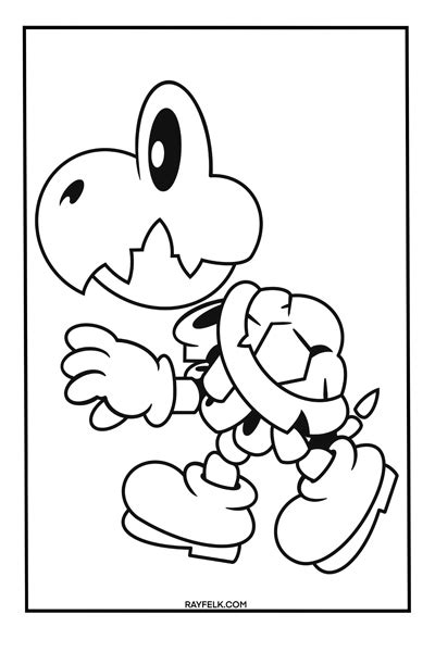 80 Super Mario Bros Coloring Pages Free Printable Pdfs Koopalings