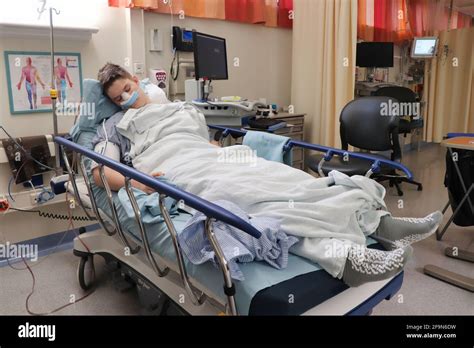 Teenage Boy Hospital Bed Hi Res Stock Photography And Images Alamy