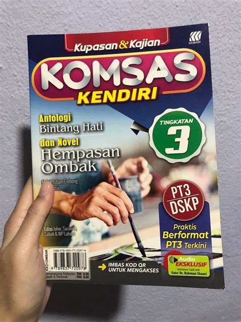 Komsas Bintang Hati Dan Novel Hempasan Ombak Tingkatan Hobbies Toys Books Magazines