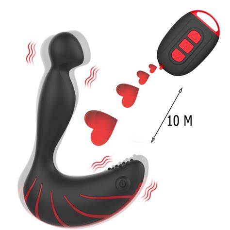 10 Modes Wireless Remote Control Anal Vibrator Prostate Massage Butt
