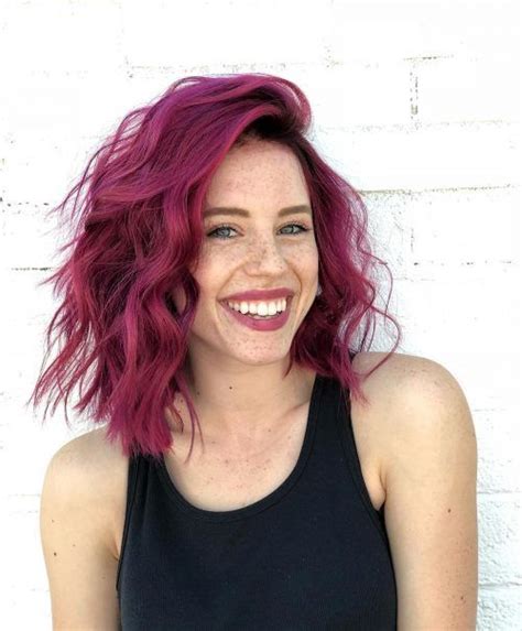 27 Stunning Dark Red Hair Colors Trending In 2020 Dark Pink Hair Dark