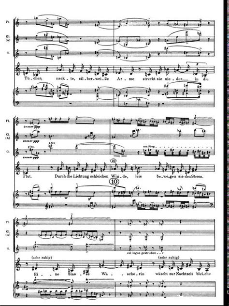 Schoenberg Pierrot Lunaire Op 21 4 Eine Blasse Wäscherin Partitura