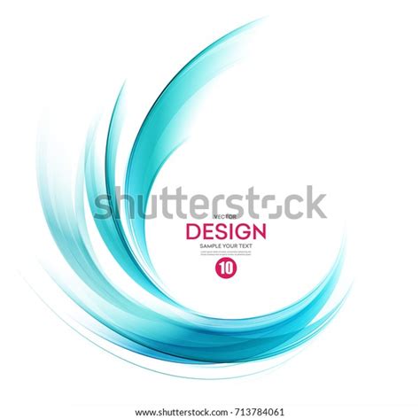 Abstract Blue Swirl Background Stock Vector Royalty Free 713784061
