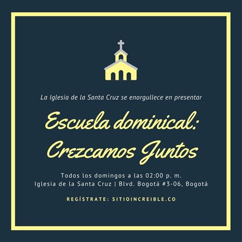 Plantillas De Invitaciones A Iglesia Gratis Para Editar Canva