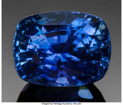 Very Fine Gemstone Blue Sapphire 498 Ct With Gia Cert Sri Lot