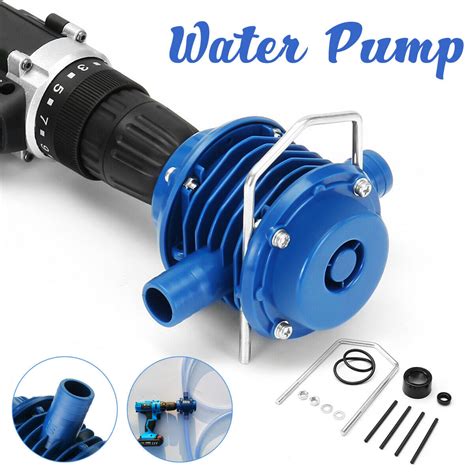 Drill Powered Water Pump 25 50lmin For Electric Plumbing Garden Hose