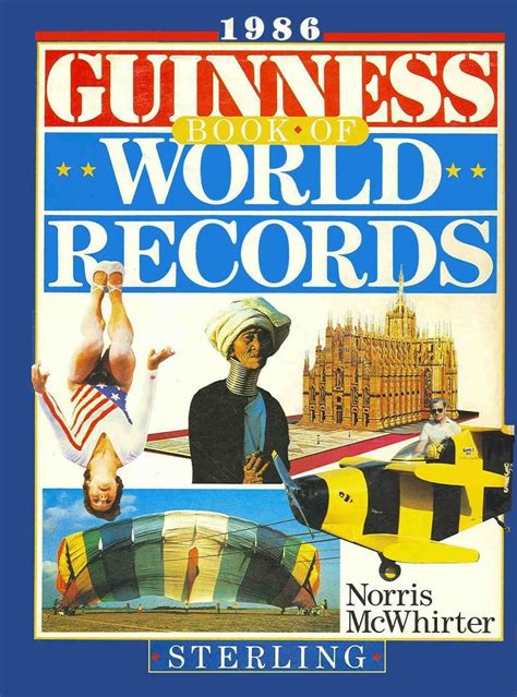 Guinness Book Of World Records 1986 Guinness Book Of World Records Guinness Book World Records