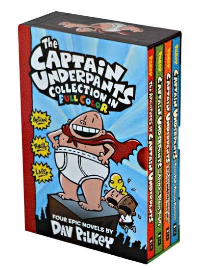 Make your book a feast for your readers' eyes, as well as their minds! The Store - Captain Underpants Colour Editions 1-4 Boxed ...
