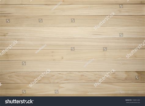 Unfinished Poplar Wood Texture Horizontal Narrow Planks Stock Photo
