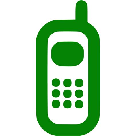 Green Phone 3 Icon Free Green Phone Icons