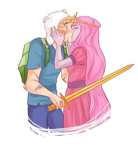 adventure time finn and princess bubblegum kiss