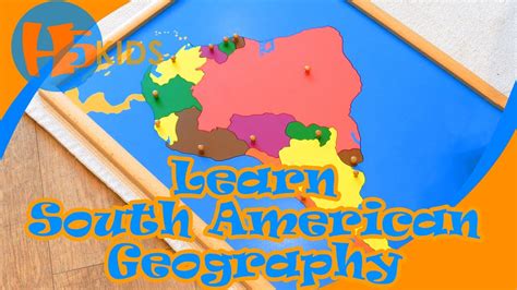 South American Geography Preschool Learning For Kids Youtube
