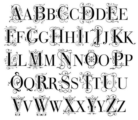 New Grafitys Alphabet In Different Fonts Graffiti Monogram Fonts