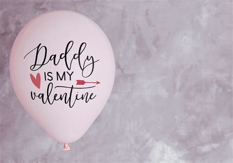 Free Daddy Is My Valentine SVG Cut File - CALUYA DESIGN