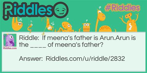 Patrick's day riddle, what do you call a fake stone in. Meena's Father Is Arun - Riddles.com