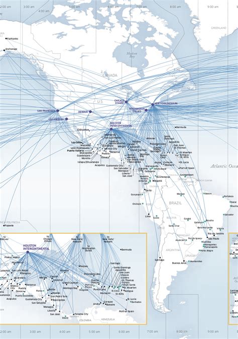 United Airlines Route Map 2020