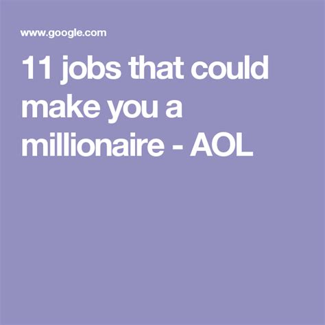 Prior to the start of the year, the biggest joke in cryptocurrency was about lambo chasers. 11 jobs that could make you a millionaire | Make it ...