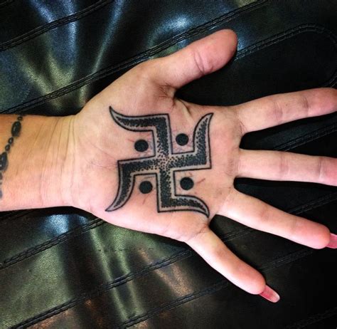 Sacred Swastik Tattoo Meaning Tattooswin