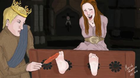 Joffrey tortures Sansa's ticklish feet! by marceloeguerrero on DeviantArt
