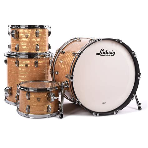 Ludwig Classic Maple 12131622 4pc Drum Kit Aged Onyx Chicago