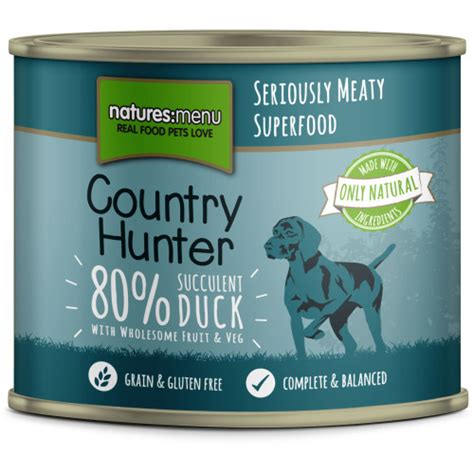 Consumers may contact sunshine mills, inc. Natures Menu Country Hunter Duck Adult Dog Food Cans From ...